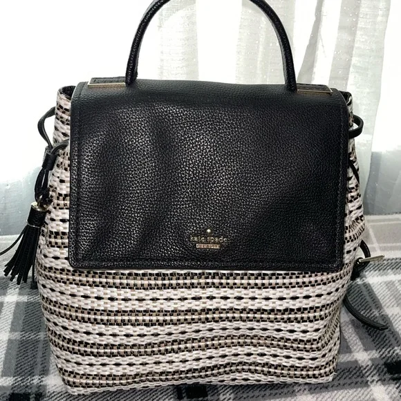 kate spade | Bags | Kate Spade Straw Backpack | Poshmark display picture 1